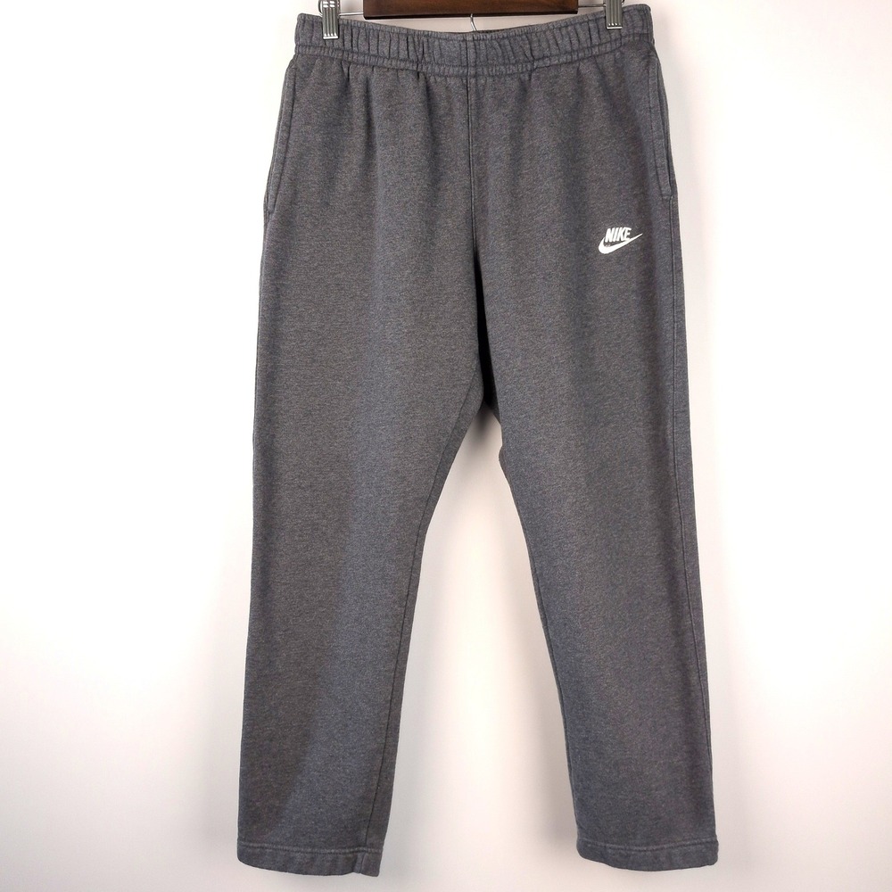 Nike Mens Medium Sportswear Club Fleece Sweatpants Charcoal Gray BV2707-071